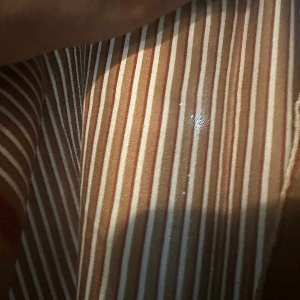 Yves Saint Laurent Men's Gold and Red Silk Scarf - Picture 7 of 10